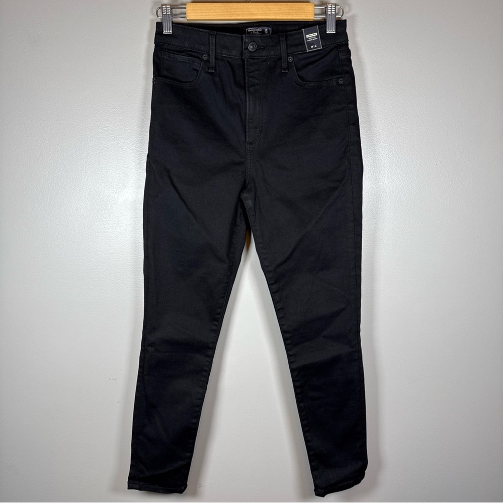 Abercrombie & Fitch Curve Love Jeans High Rise Super Skinny Size 6/28 Short